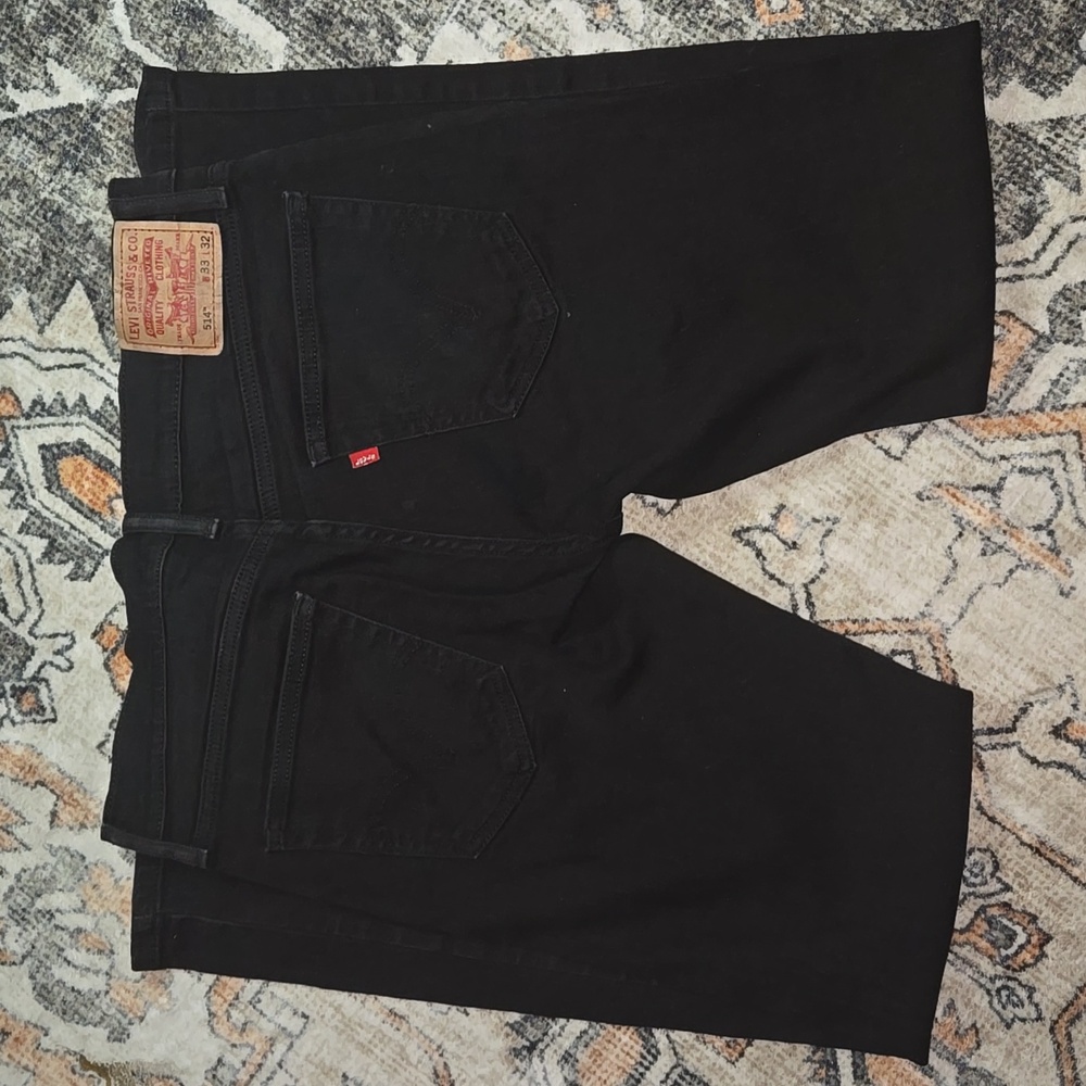 Levi's 514 Black 99% Cotton - Picture 2 of 2